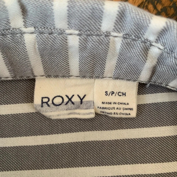 Roxy stripped casual button down shirt - Picture 8 of 9